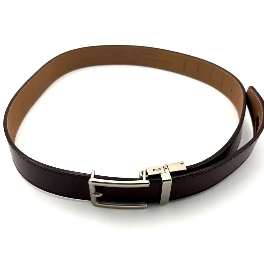 Nexbelt Prometheus Satin Nickel Dress Buckle w/Expresso 1.38